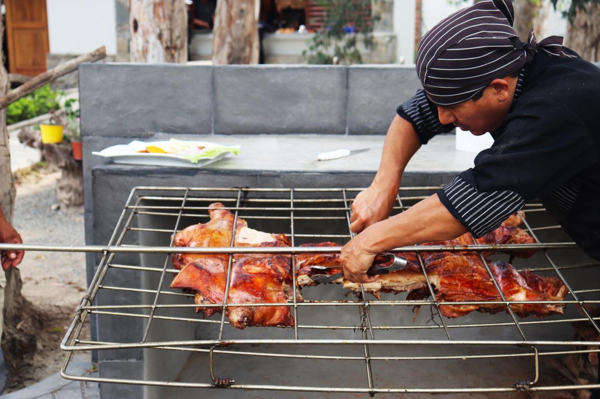 Los Andes - Restaurant & Bungalows Cieneguilla Ngoại thất bức ảnh