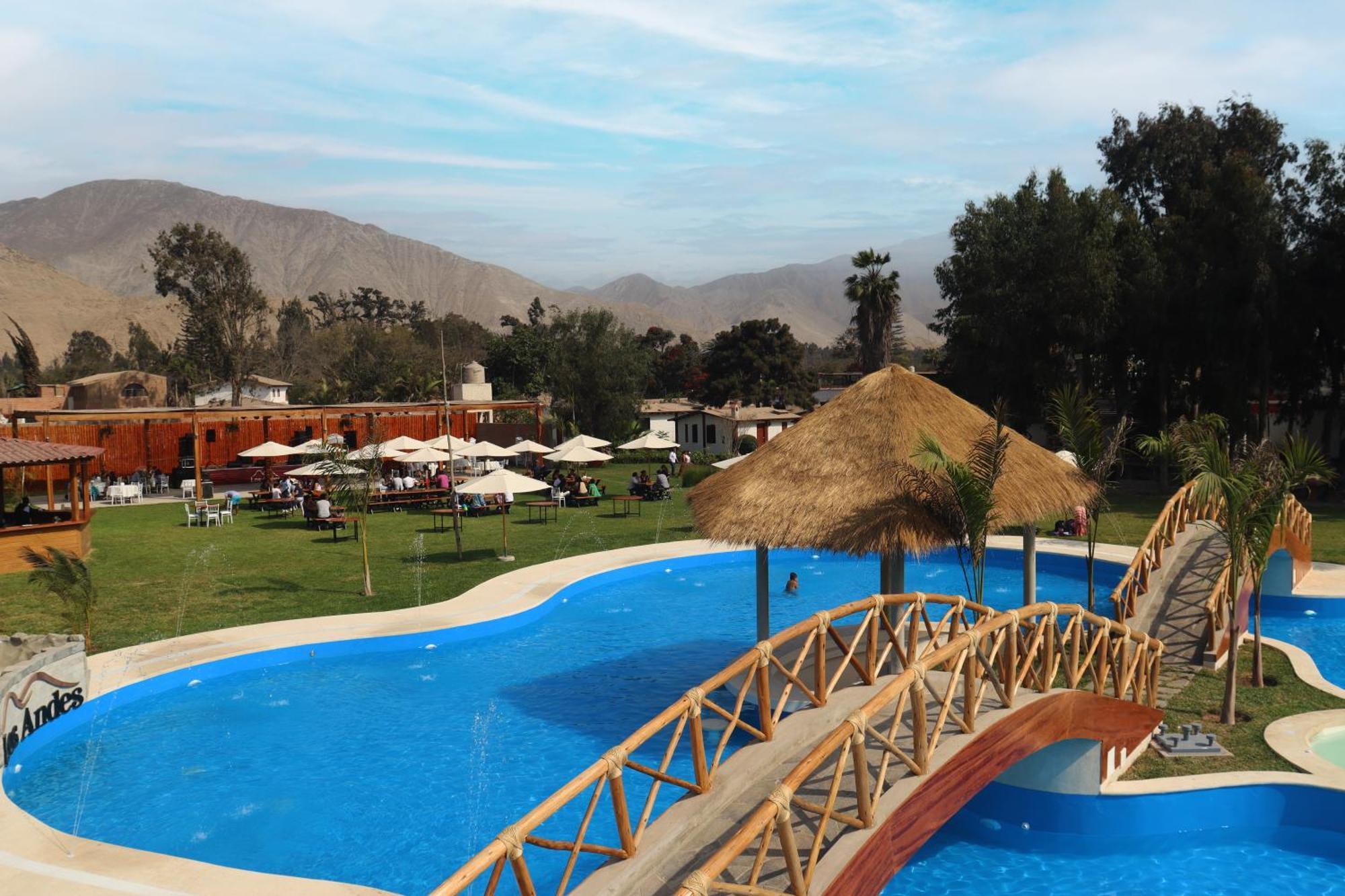 Los Andes - Restaurant & Bungalows Cieneguilla Ngoại thất bức ảnh