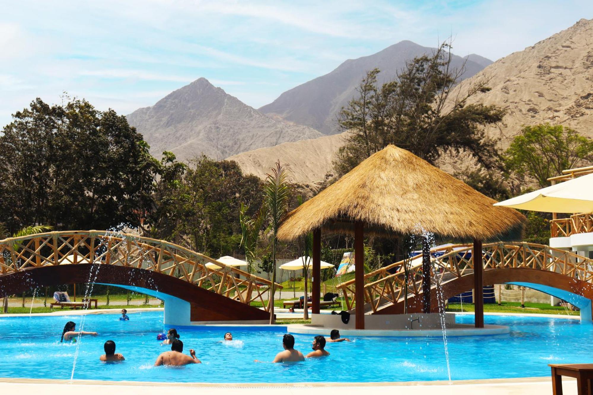Los Andes - Restaurant & Bungalows Cieneguilla Ngoại thất bức ảnh